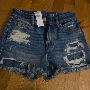 American eagle distressed mom shorts NWT